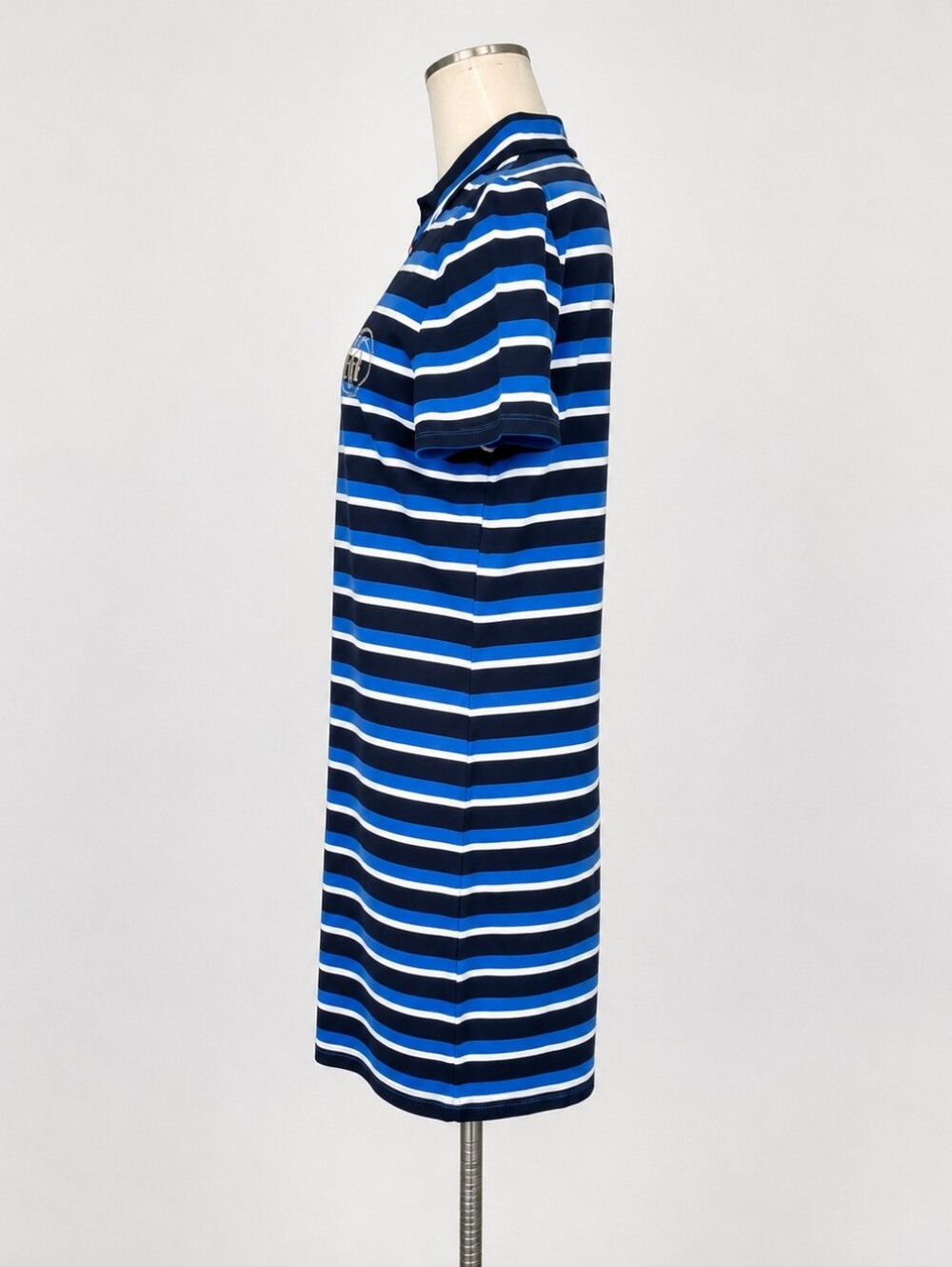 Tommy Hilfiger Cotton Knit Sheath Dress Cobalt Sz L $79.50 NWT - Picture 3 of 7